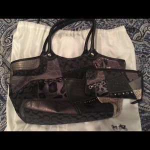 Coach bag and wallet